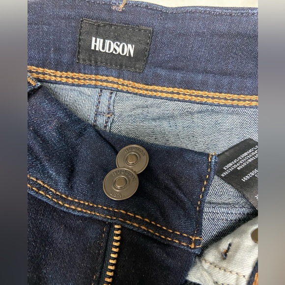 $205 Hudson Beth Baby Boot cut jeans size 25 dark wash blue - Picture 8 of 11